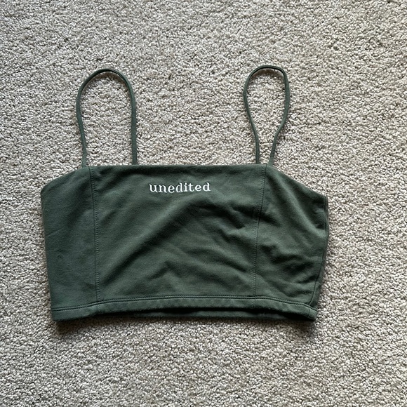 Green mini crop top - Picture 1 of 2